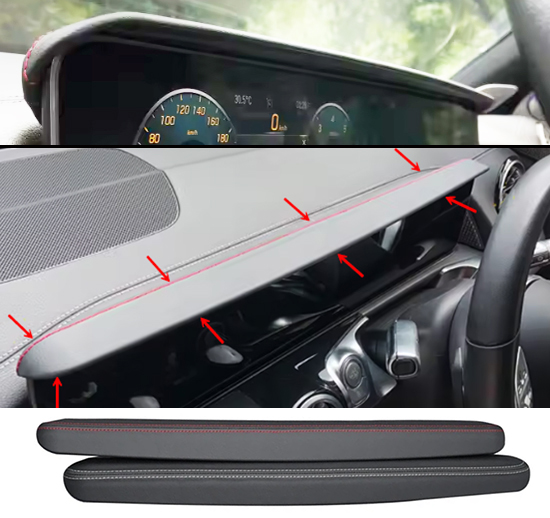 メーター上部カバー（レッドライン)