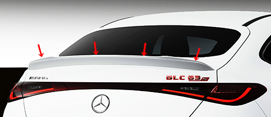 C254/GLC用リアゲートスポイラー（1400）